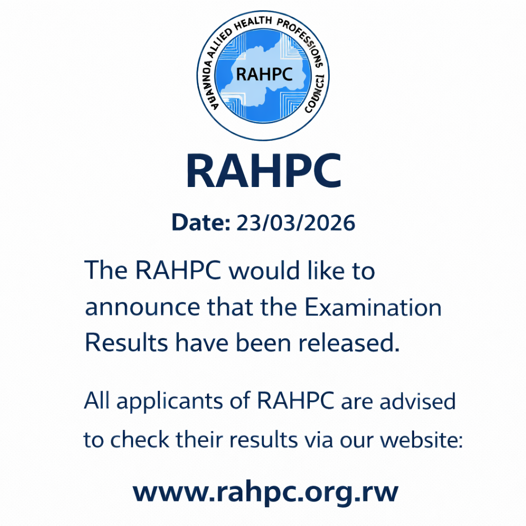 OFFICIAL ANNOUNCEMENT: EXAMINATION RESULTS RELEASED